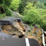林道諸沢線通行止め